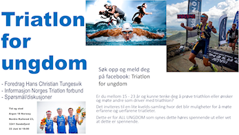Bli med på triatlon for ungdom